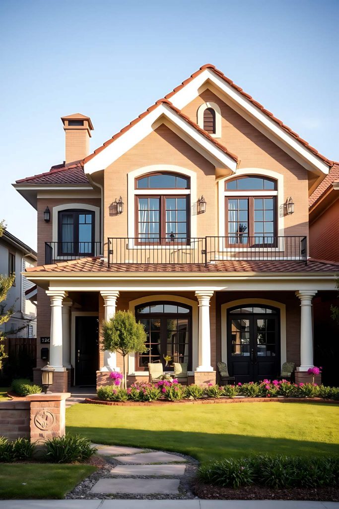 Buyers Feature Mediterranean Inspired Two Story Home with Upper Balcony.jpg