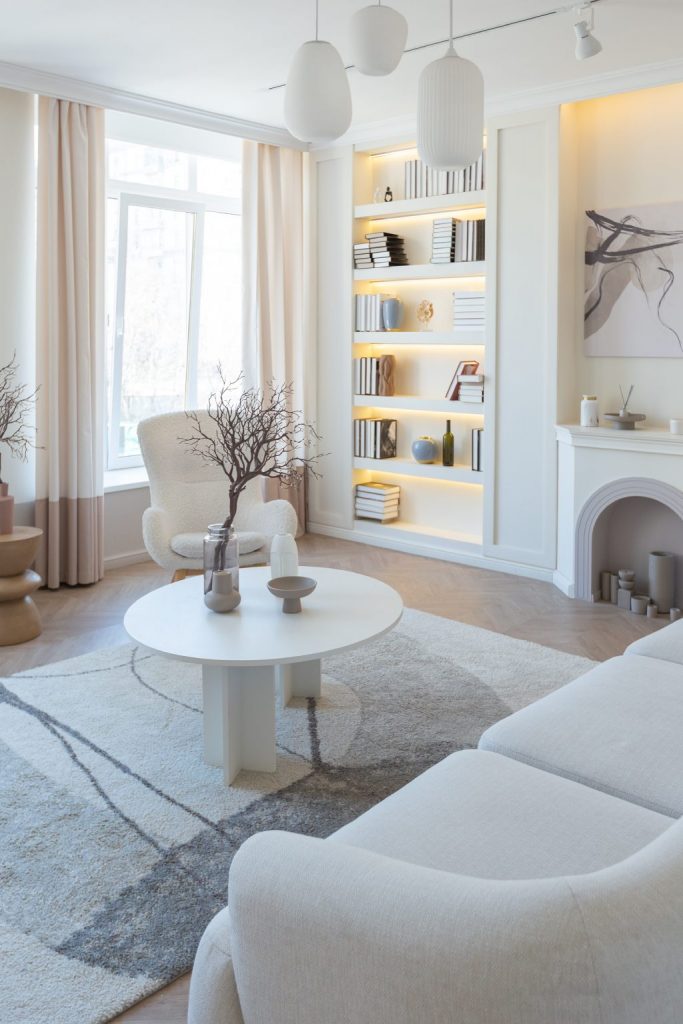 craftsman style White home with stone accents and picket gate.jpg